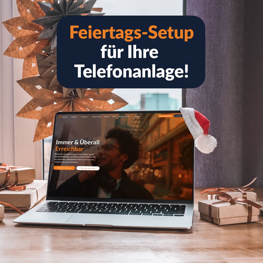 Preview: Telefonanlage für die Feiertage: So bleiben Sie erreichbar!